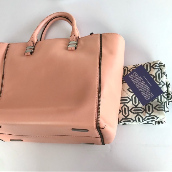 Rebecca Minkoff Peach Mini Perry Tote - Picture 5 of 9